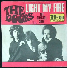 DOORS Light My Fire / The Crystal Ship (Hit-ton HT 300112) Germany 1967 PS 45